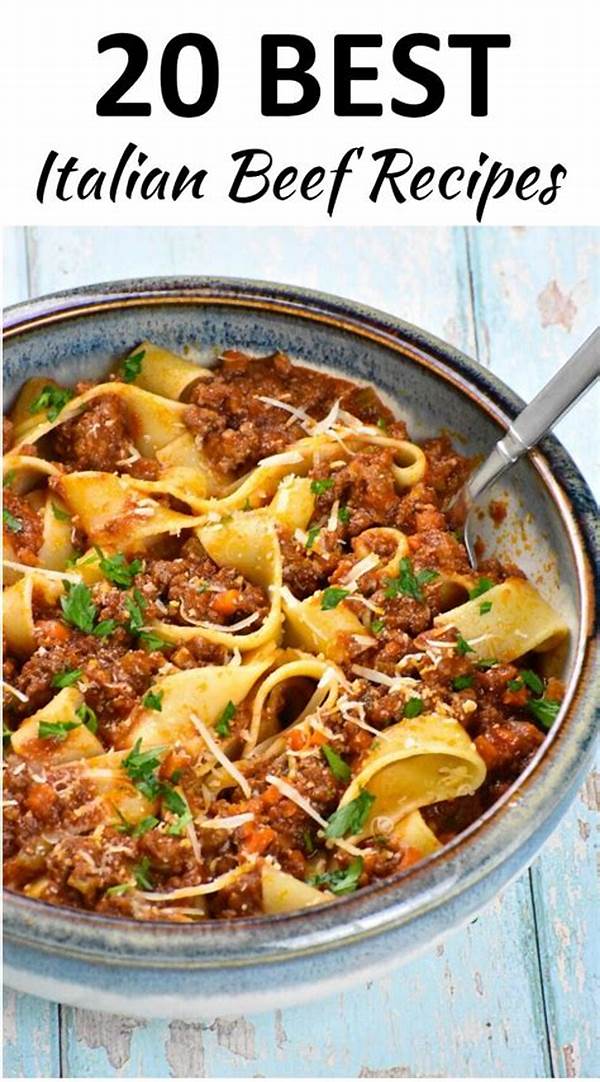 Classic Italian Homemade Meals