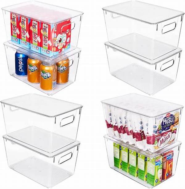 Clear Stackable Pantry Container Designs