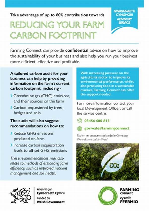 Reducing Carbon Footprint Farming
