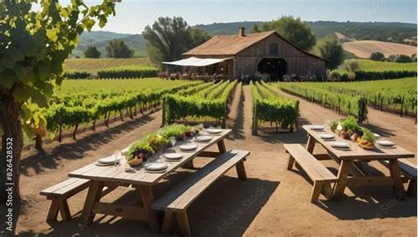 Outdoor Dining Among Vines