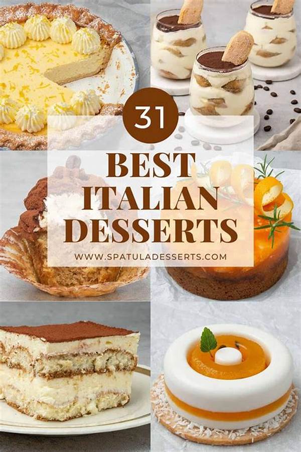 Traditional Italian Dessert Recipes