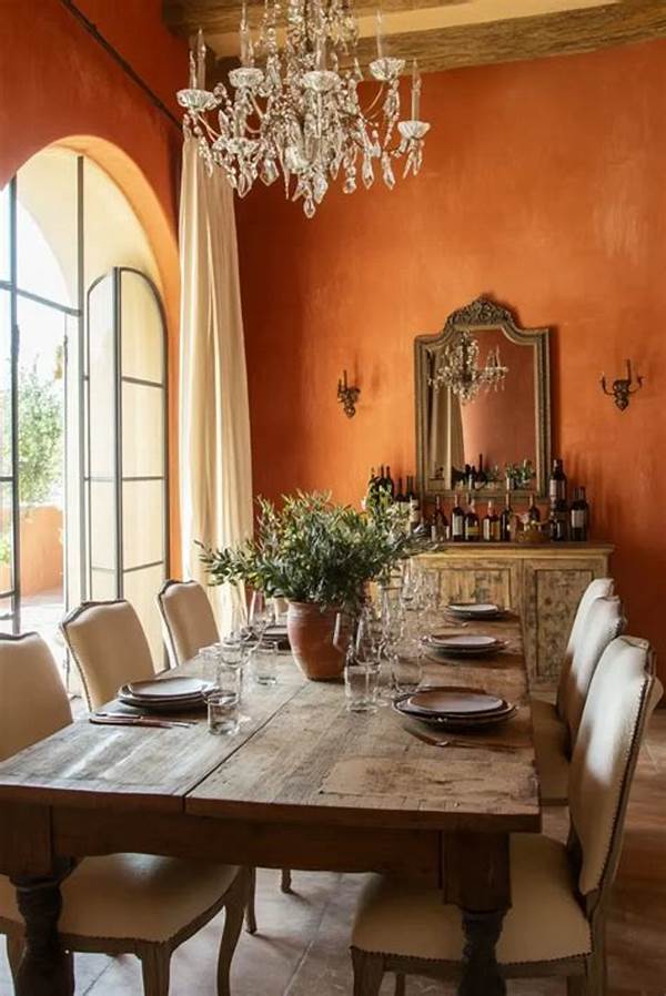 Chic Italian Dining Urban Backdrop