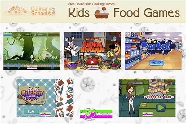 Educational Culinary Games For Kids