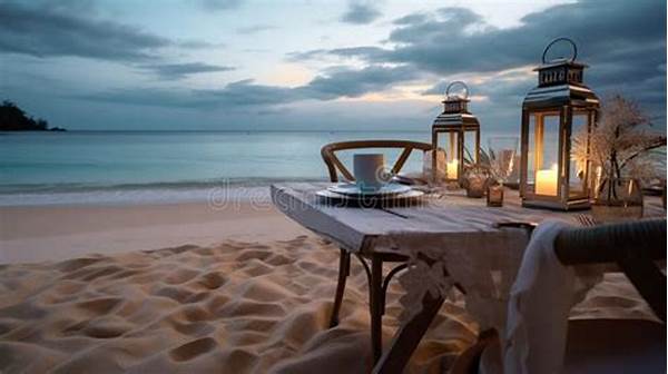 Evening Meal With Beach View